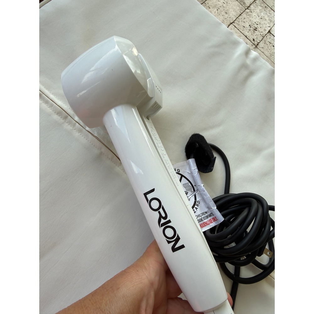 Lorion Automatic Hair Curler White Professional Ceramic Rotating Styling Tool